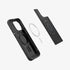 ACS06597 - iPhone 15 Pro Max Case Mag Armor (MagFit) in matte black showing the back